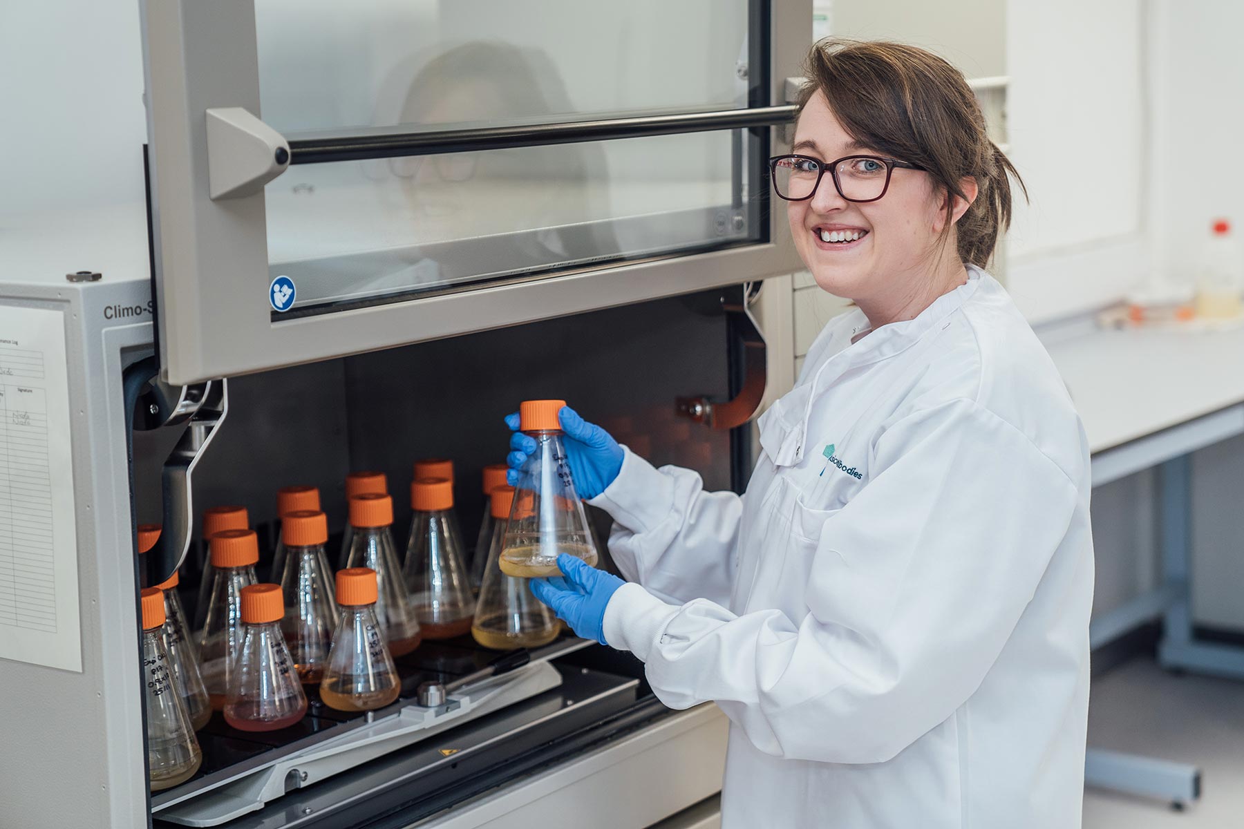 Fusion scientist working on RUO Stable Expression